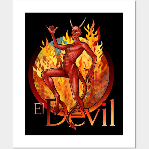 Devil Wall Art by Rosado